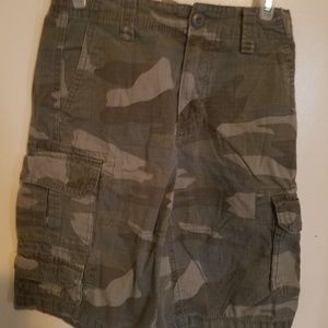 Boys camo cargo shorts